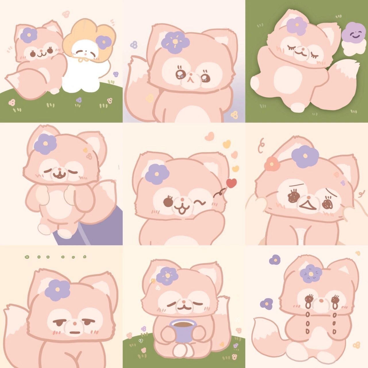 原创玲娜贝儿q版头像合集 之前的一些存货