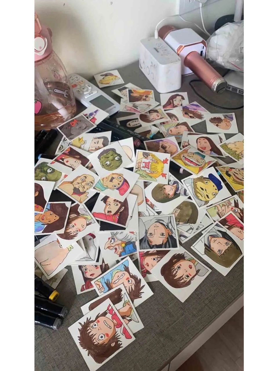 千与千寻 卡片 没画多久,也就十天吧 宝子们画麻了,一共画90多张