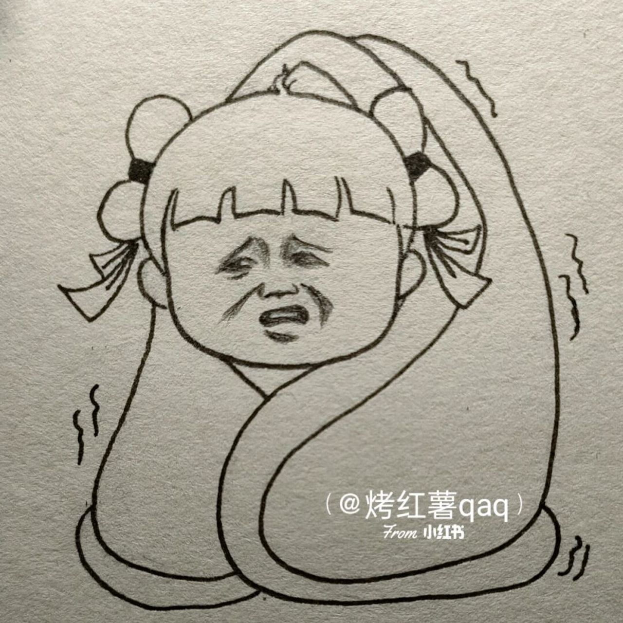简笔画教程# #好冷