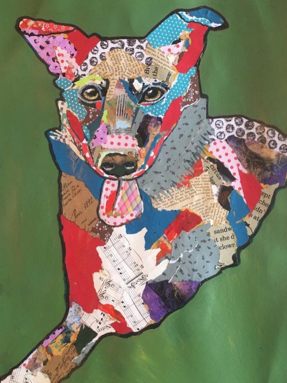 趣玩创意报纸拼贴画之动物朋友 cu:art room britt