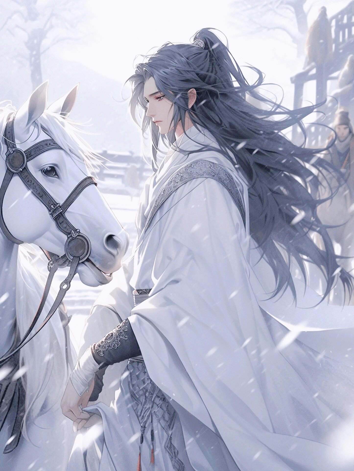 雪中送君|古风侠客头像壁纸