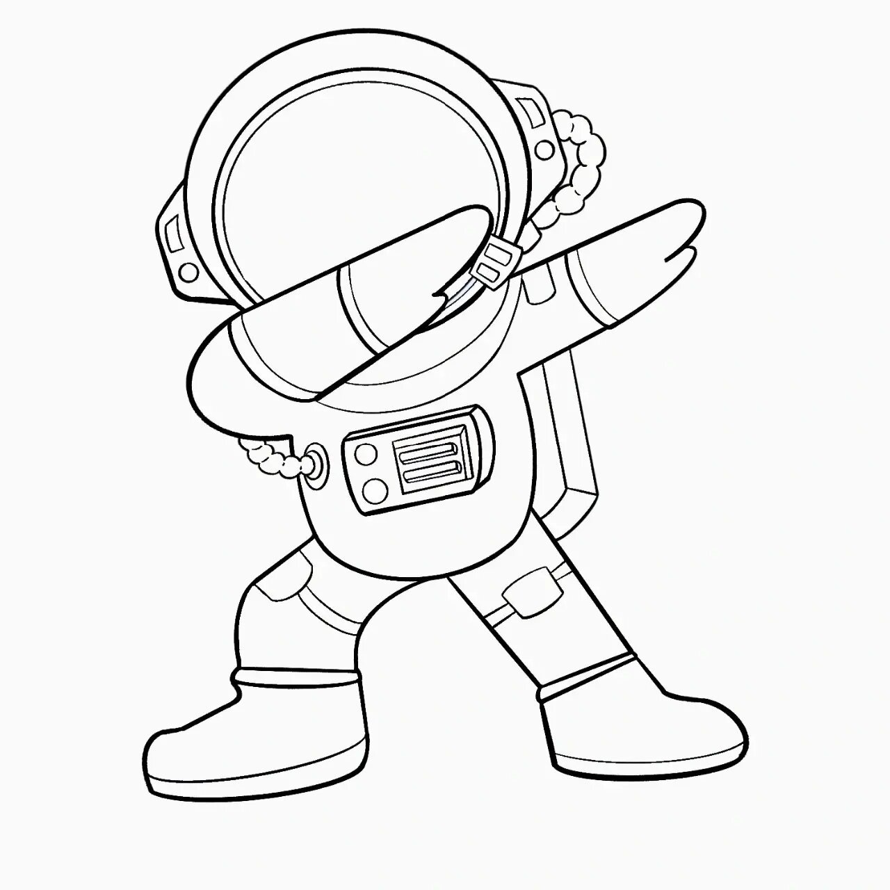 简笔画—《小小宇航员》第1弹 神秘的面罩下,隐藏着可爱的灵魂 让我们