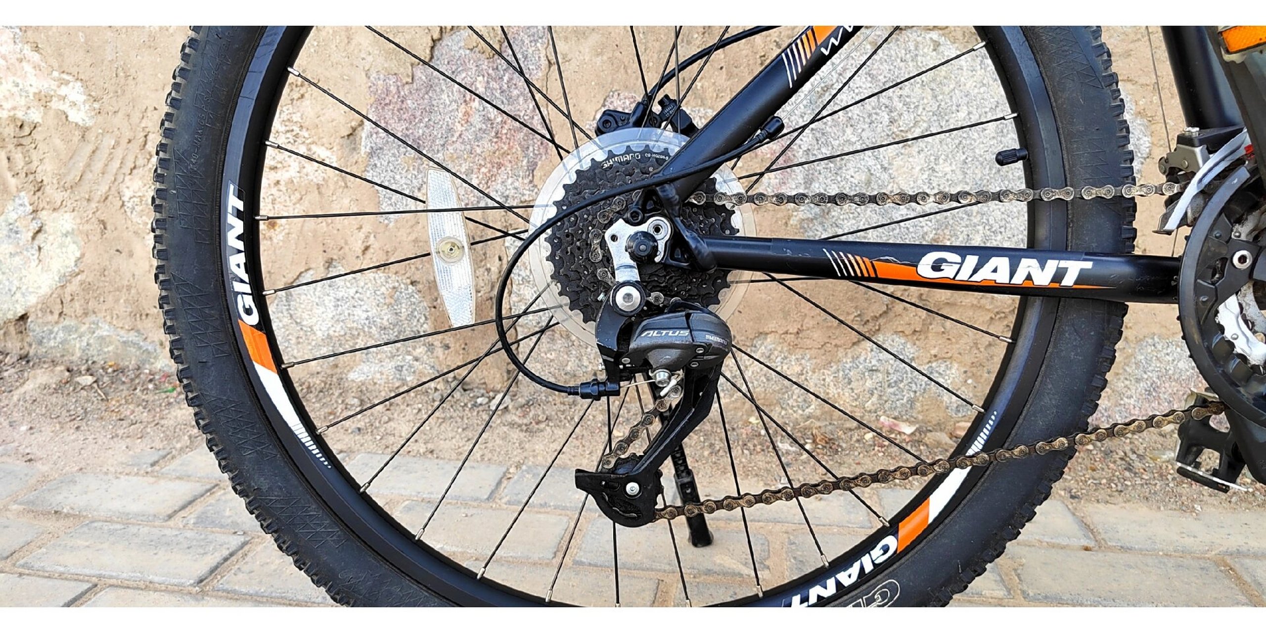 捷安特atx735 捷安特atx735,9新,前后变速全套禧玛诺,刹车为禧玛诺