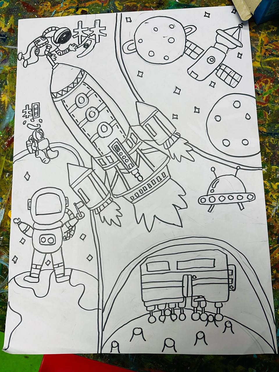 梦想主题儿童画