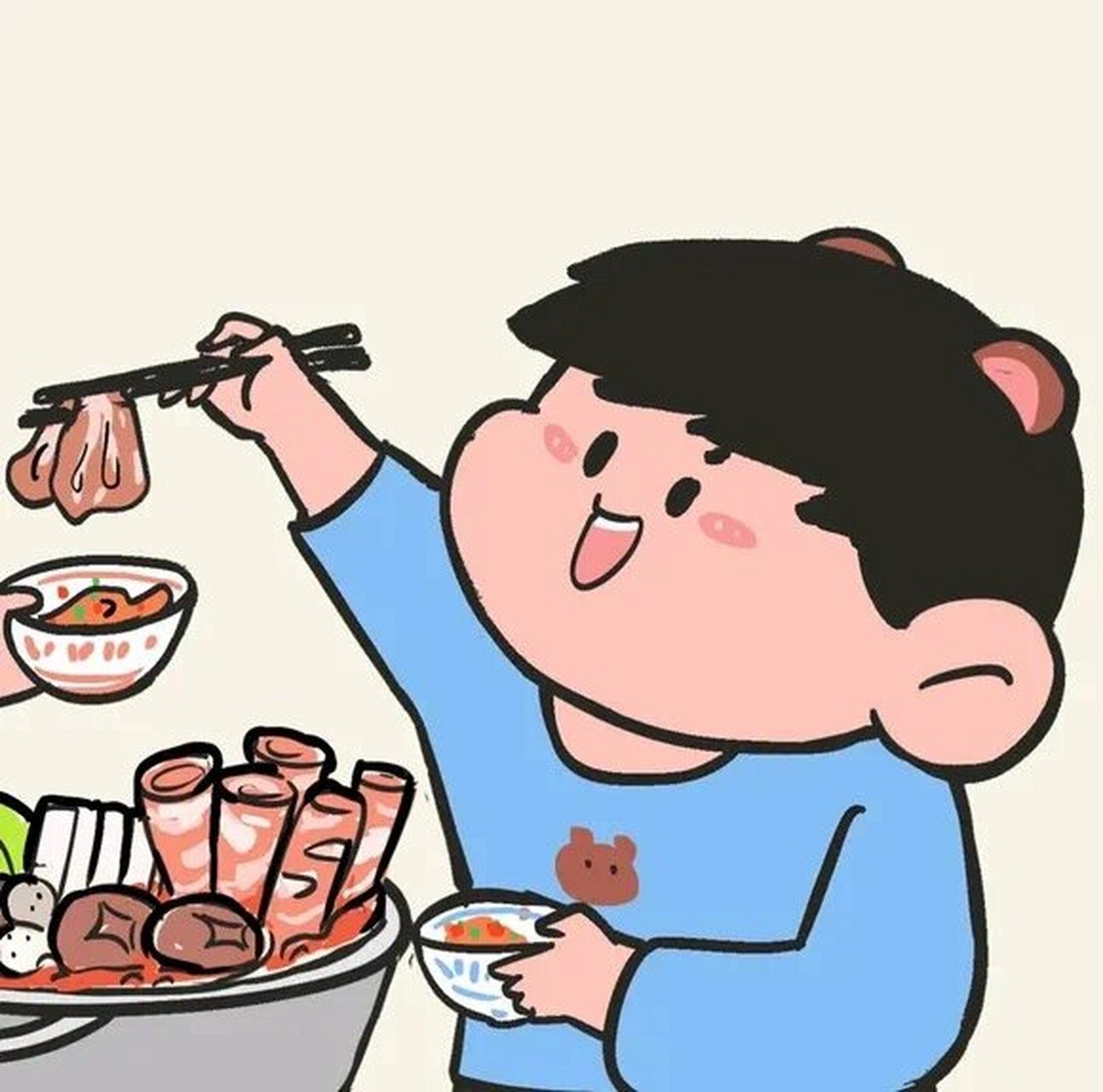 吃货系列情侣头像👫