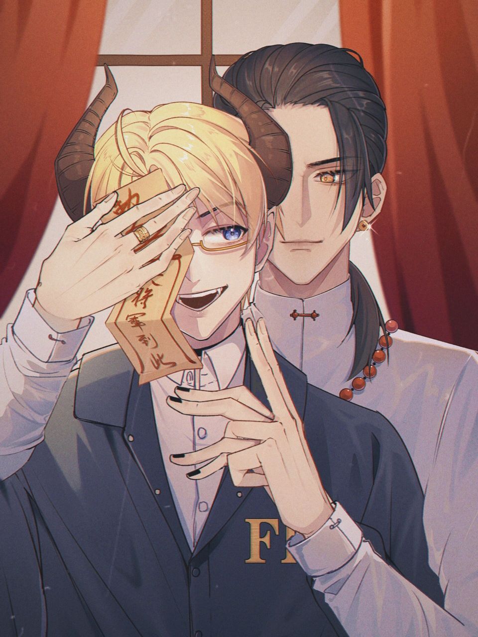 灵异企划向—金钱 道士耀x恶魔米 表面职业是心理医生耀xfbi米    p2