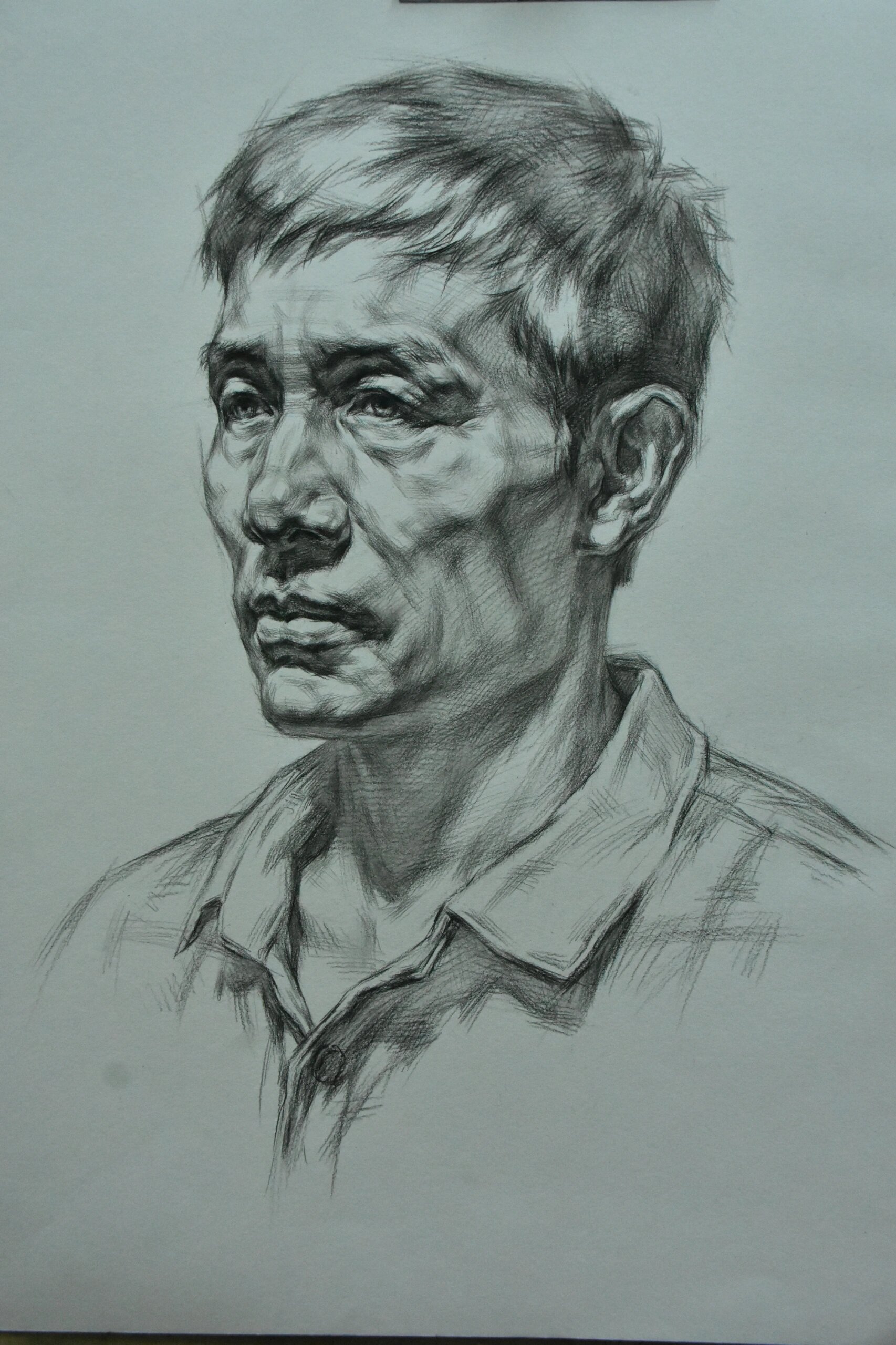 四分之三结构素描头像,合集10张大图 头像结构是基础训练中最重要的