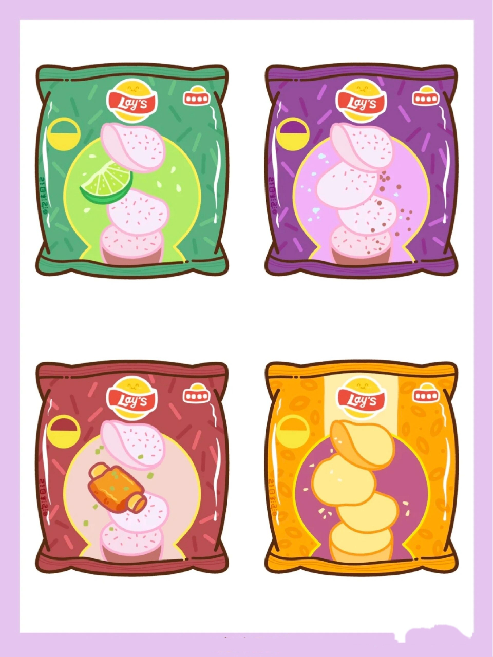 零食简笔画. 919191