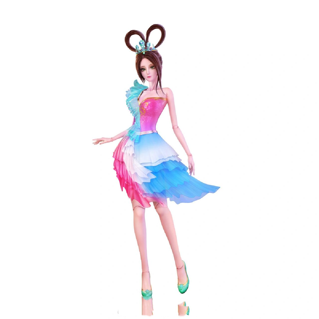 叶罗丽人物图|个人图·蓝孔雀