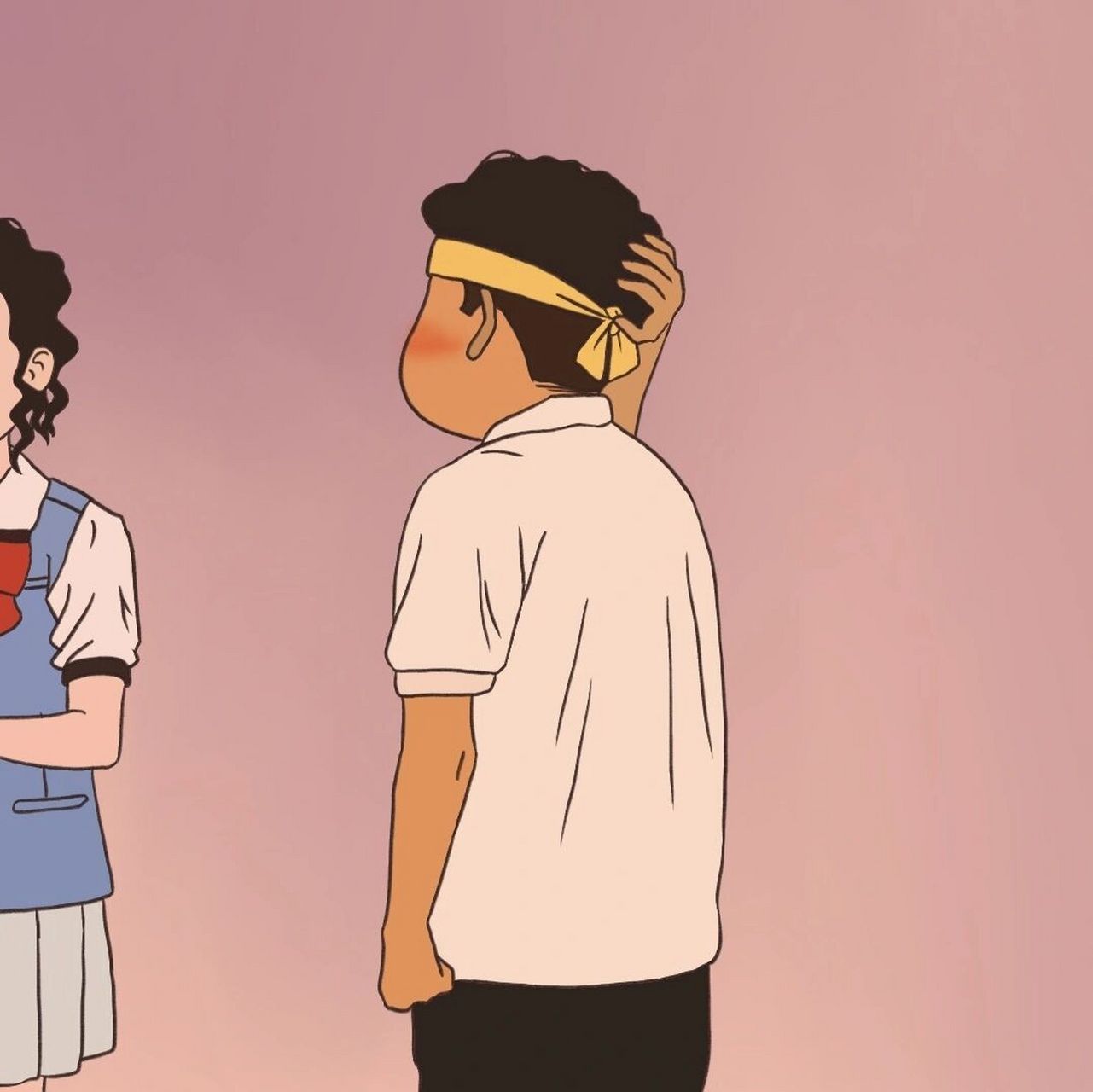 灌篮高手情头高清 宫城and彩子 "如果彩子是老师的话 我也许能拿满分