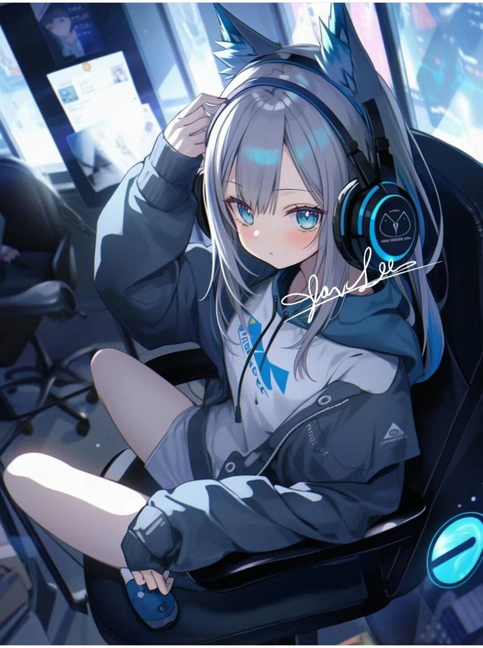 电竞女孩头像 下次发什么大家说,希望喜欢.