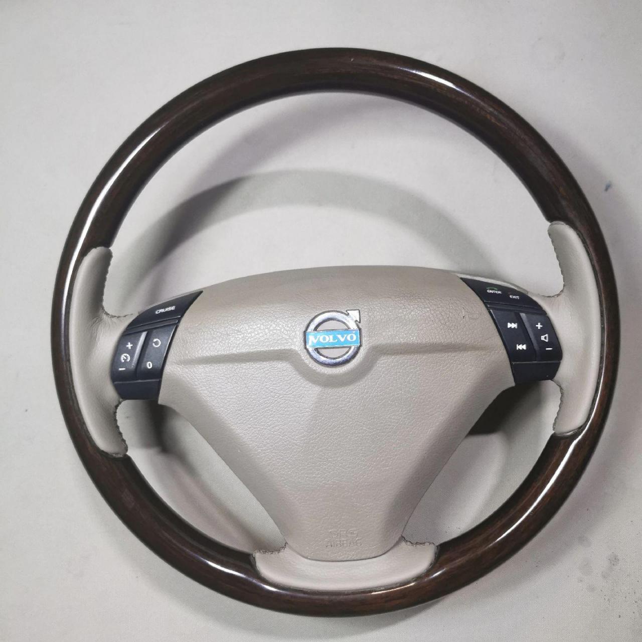 沃尔沃s60l方向盘翻新修复改装