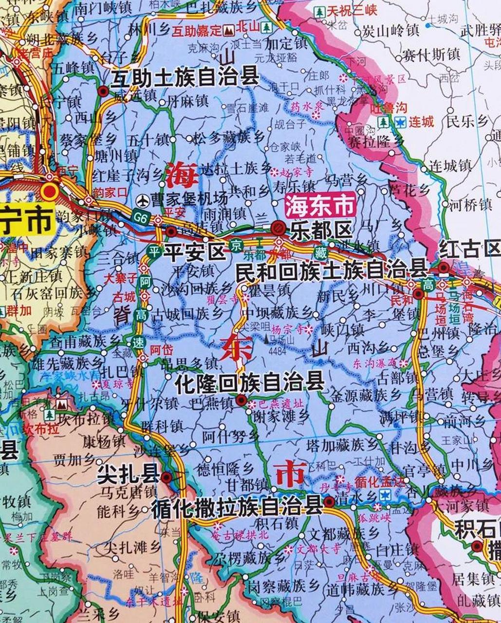 青海省海东市位置太好,东面紧挨着兰州市红古区,只隔着湟水.