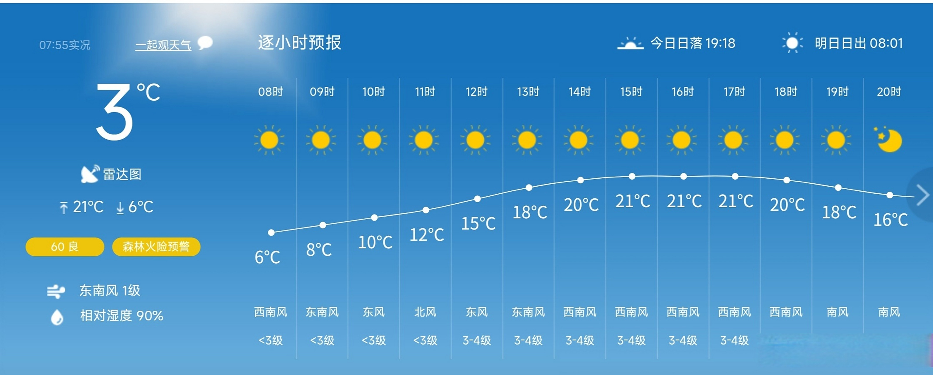 天天气情况