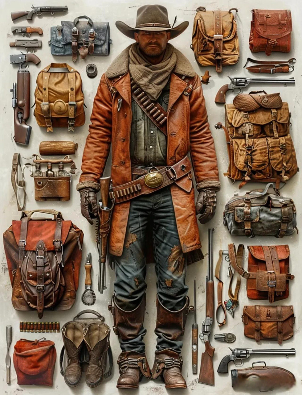 西部牛仔名不虚传,这不就是我们现在眼中的流浪汉吗?