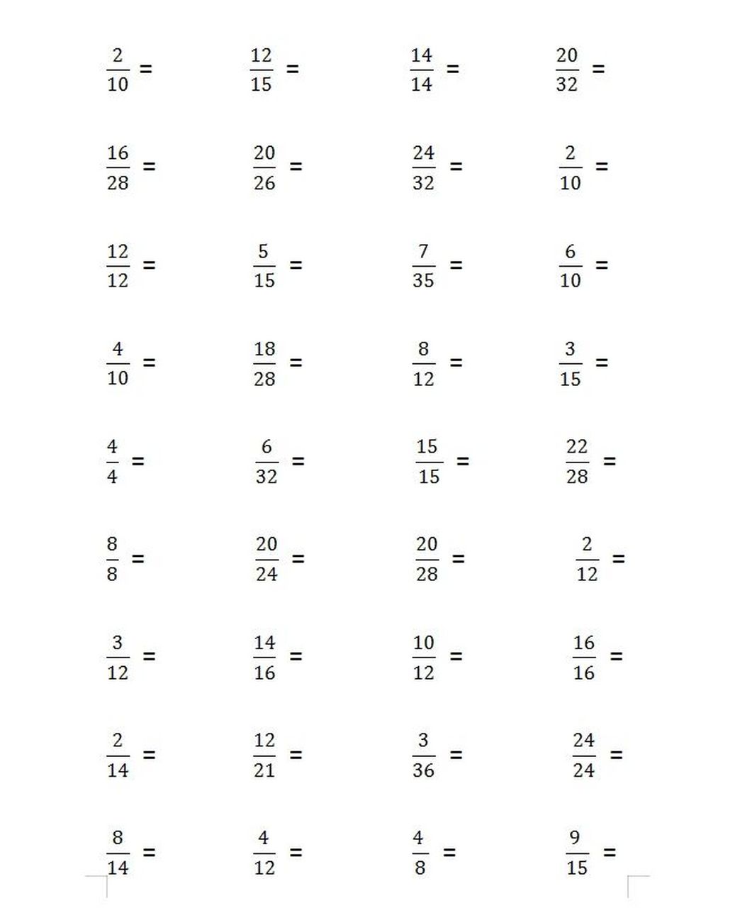 "约分"北师大版五年级上册