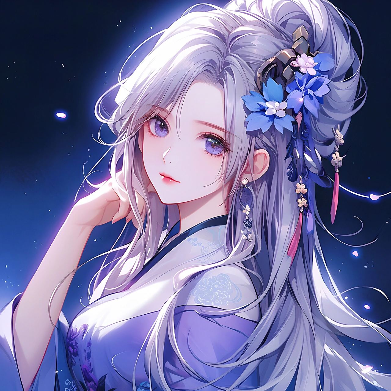 紫色,高雅,着实好看!▏古风女生头像