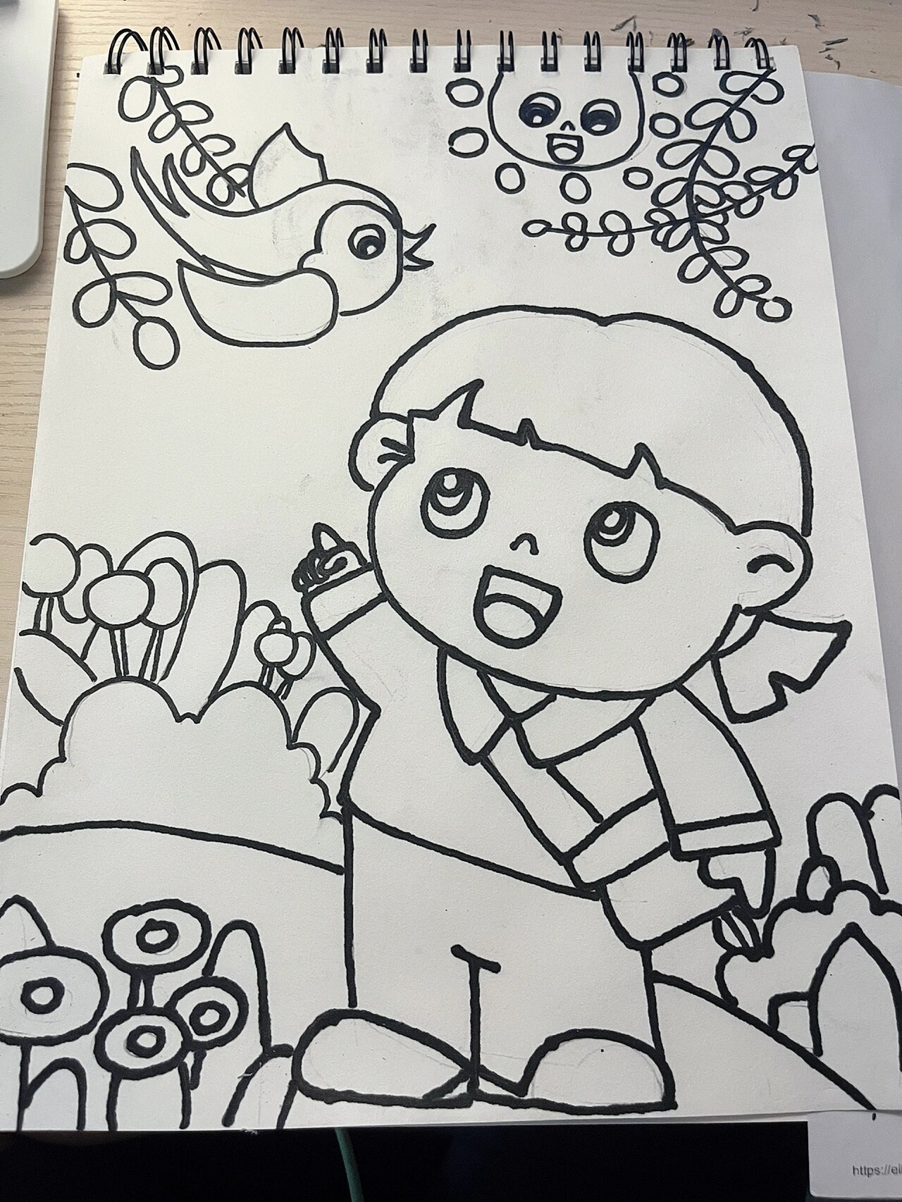 春天来了 儿童画 简笔画