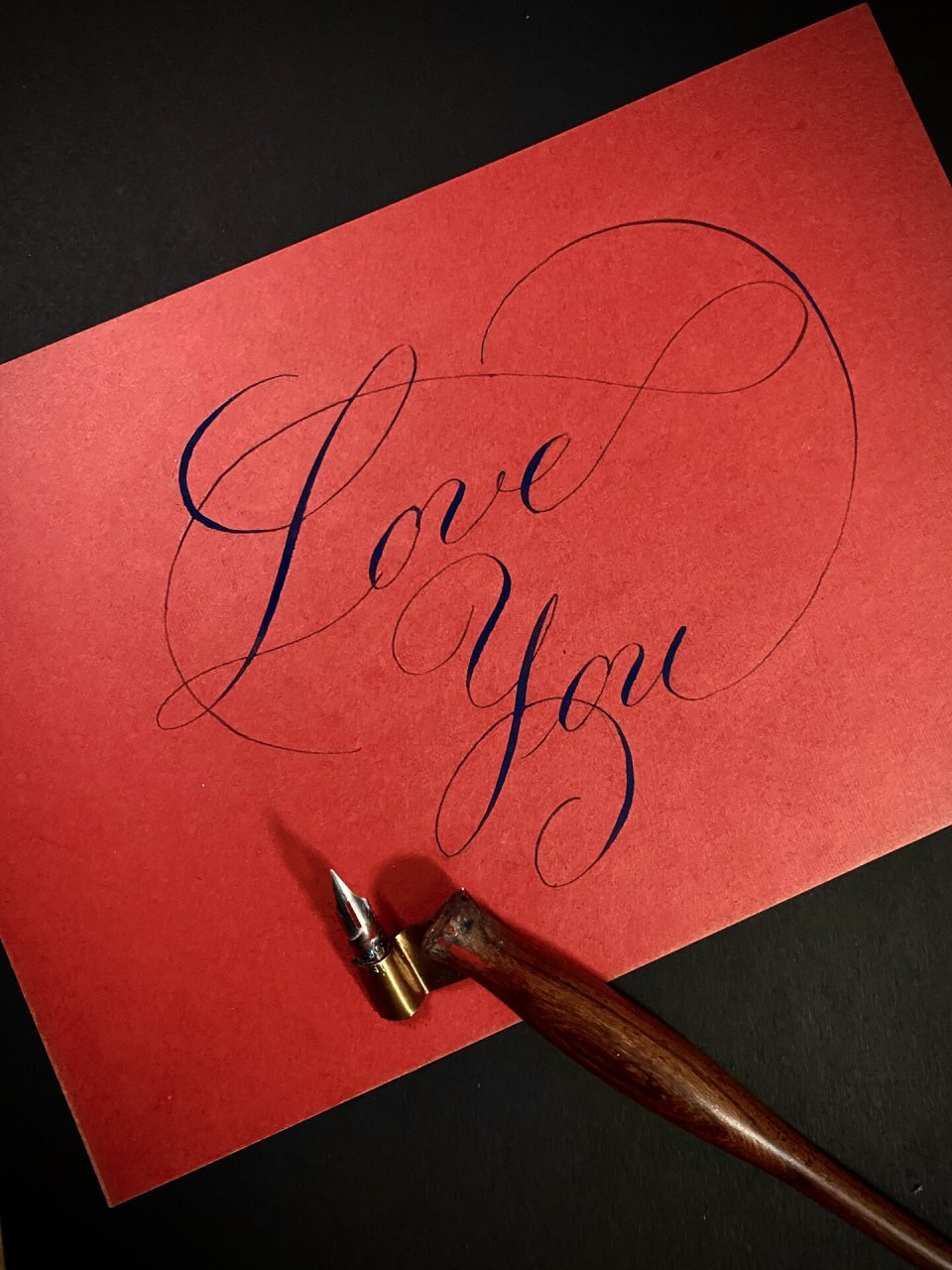 花体英文- 爱你love you 情人节贺卡78159407