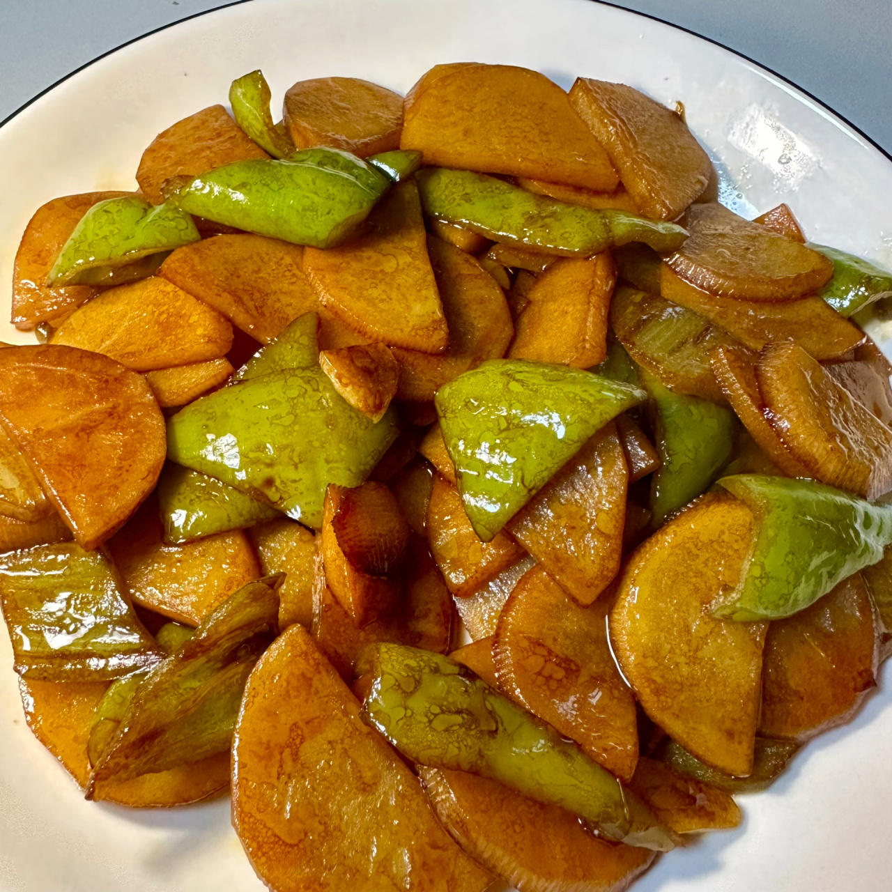 辣椒炒土豆片6015简单快捷6015速成菜6015 029969