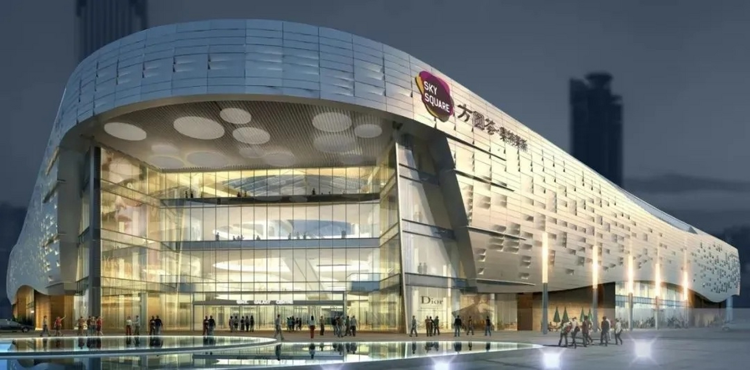 武汉方圆荟·奥特莱斯位于龙阳大道与四新路交叉口,总体量达21.