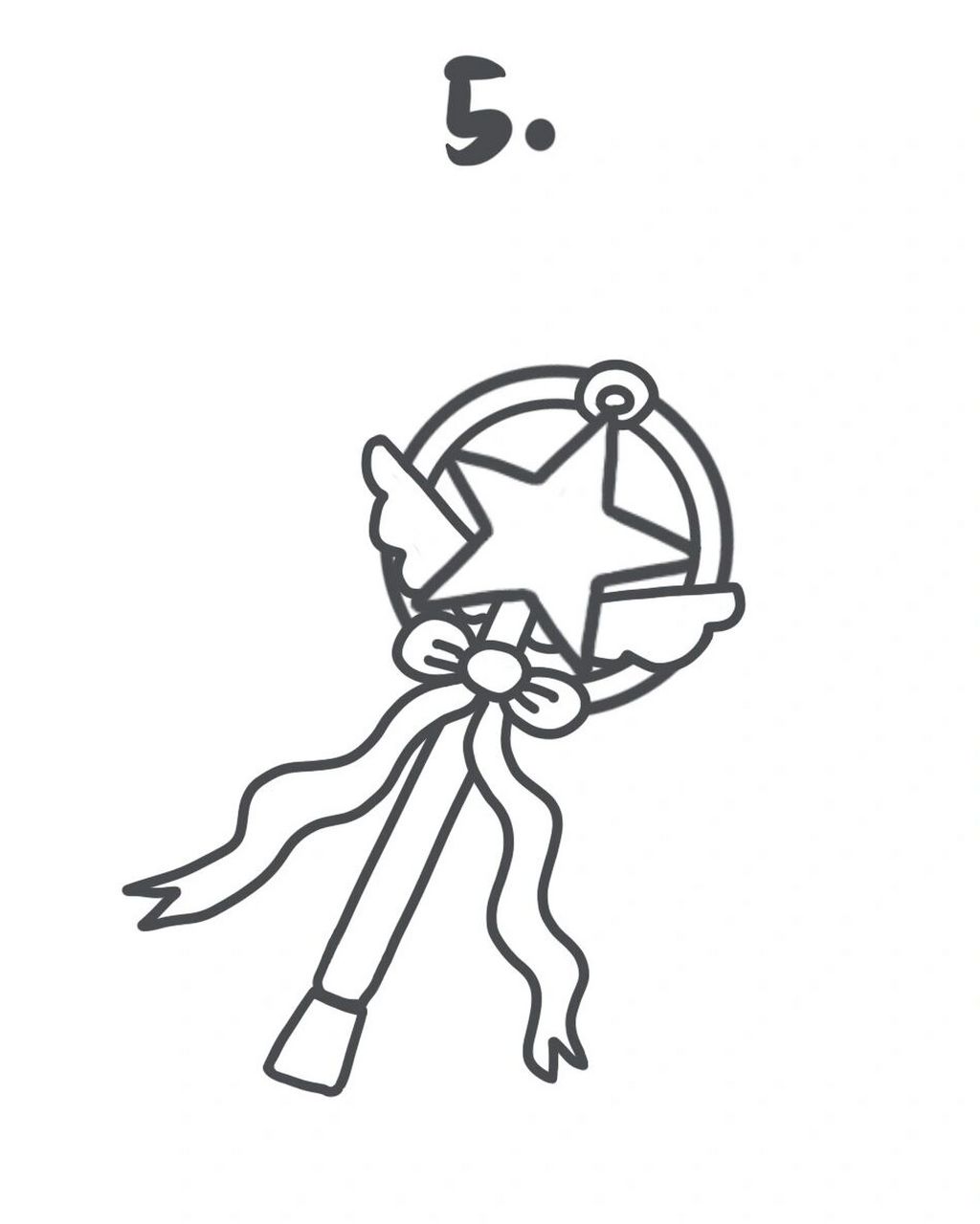 95手绘教程|如何画魔法棒02 快儿童节啦,一起来画画魔法棒吧!