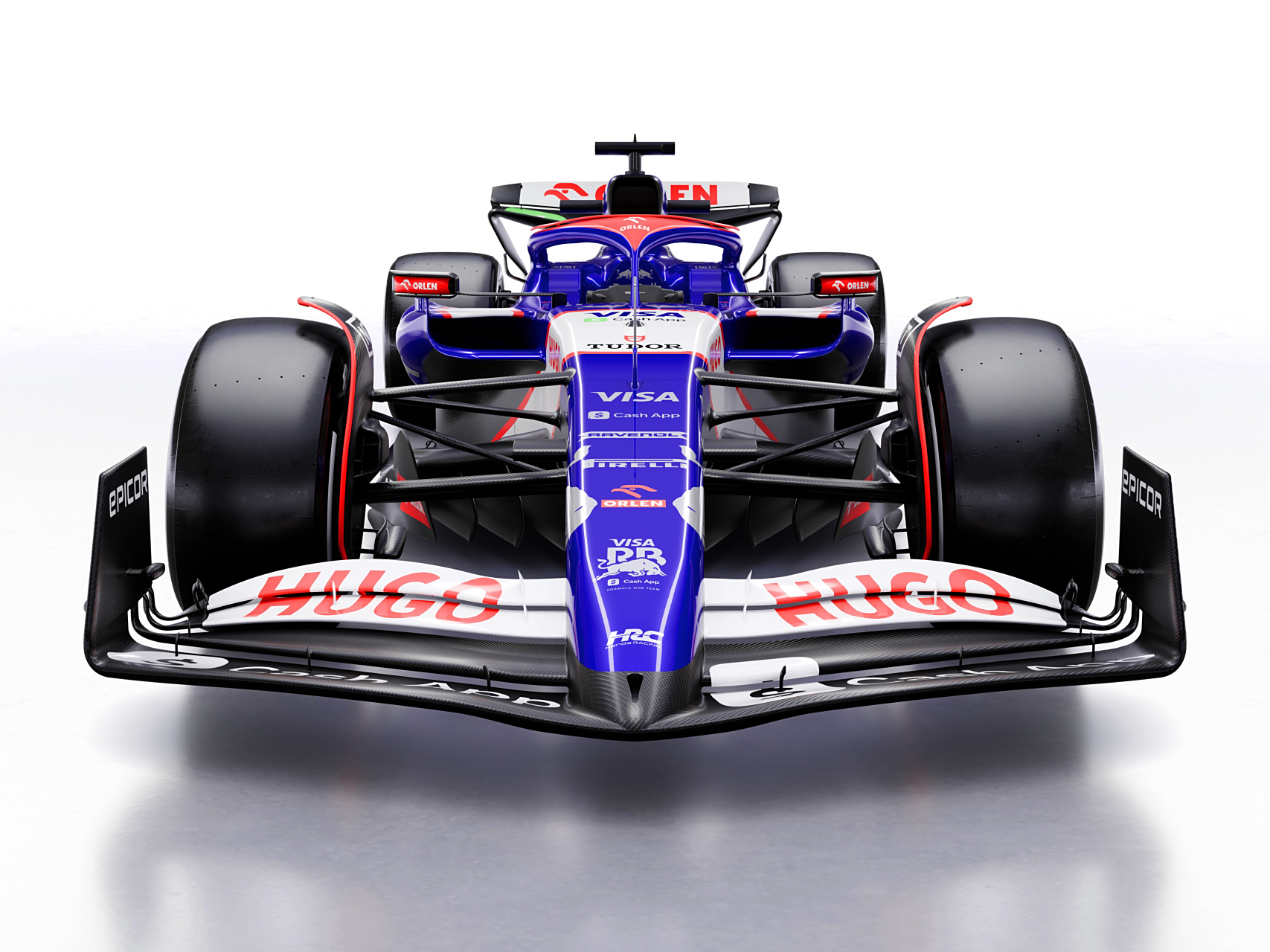 【#f1# 】#2024f1新车发布# 小红牛车队2024款赛车vcarb 01 ,大家觉得