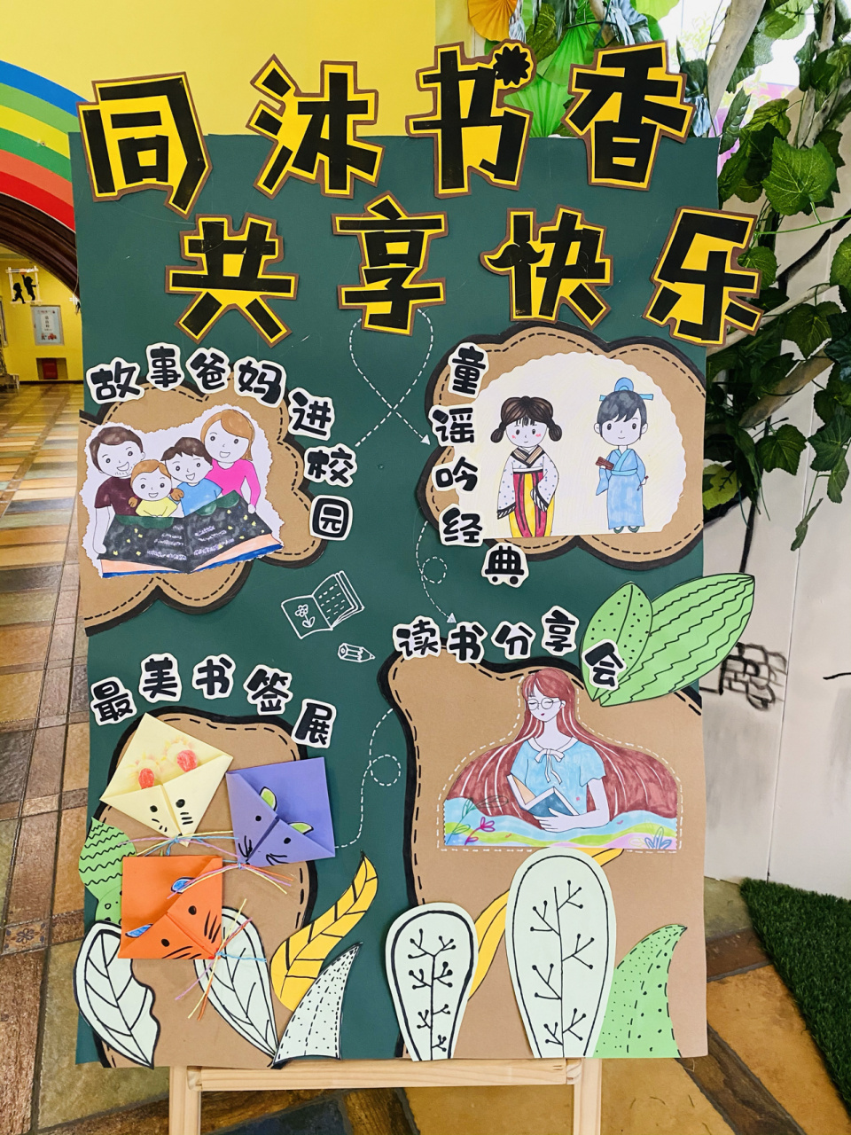 幼儿园环创阅读节展板