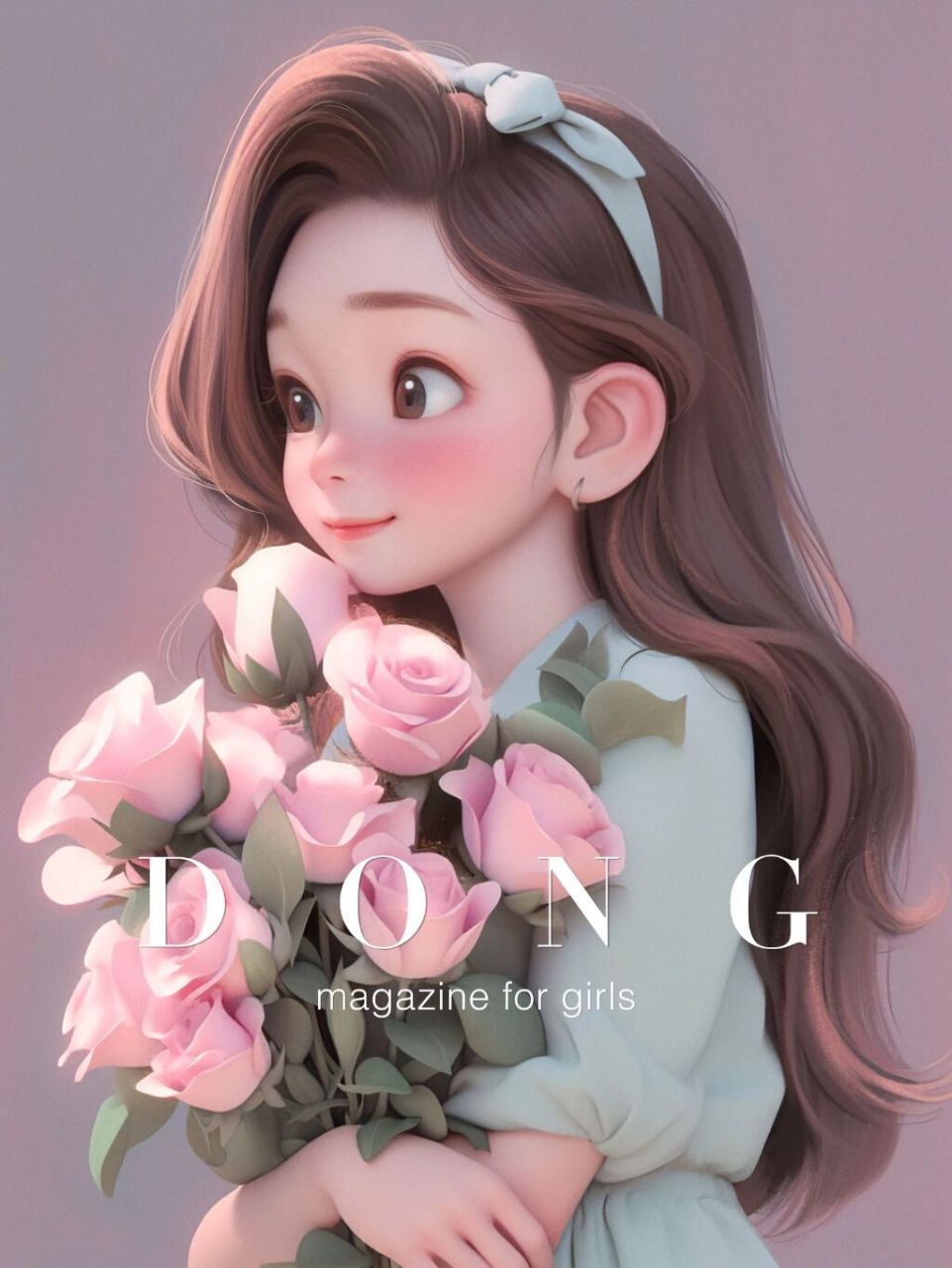 刘亦菲捧花头像|捧花女孩|氛围感|迪士尼 总有人手捧鲜花为你而来94