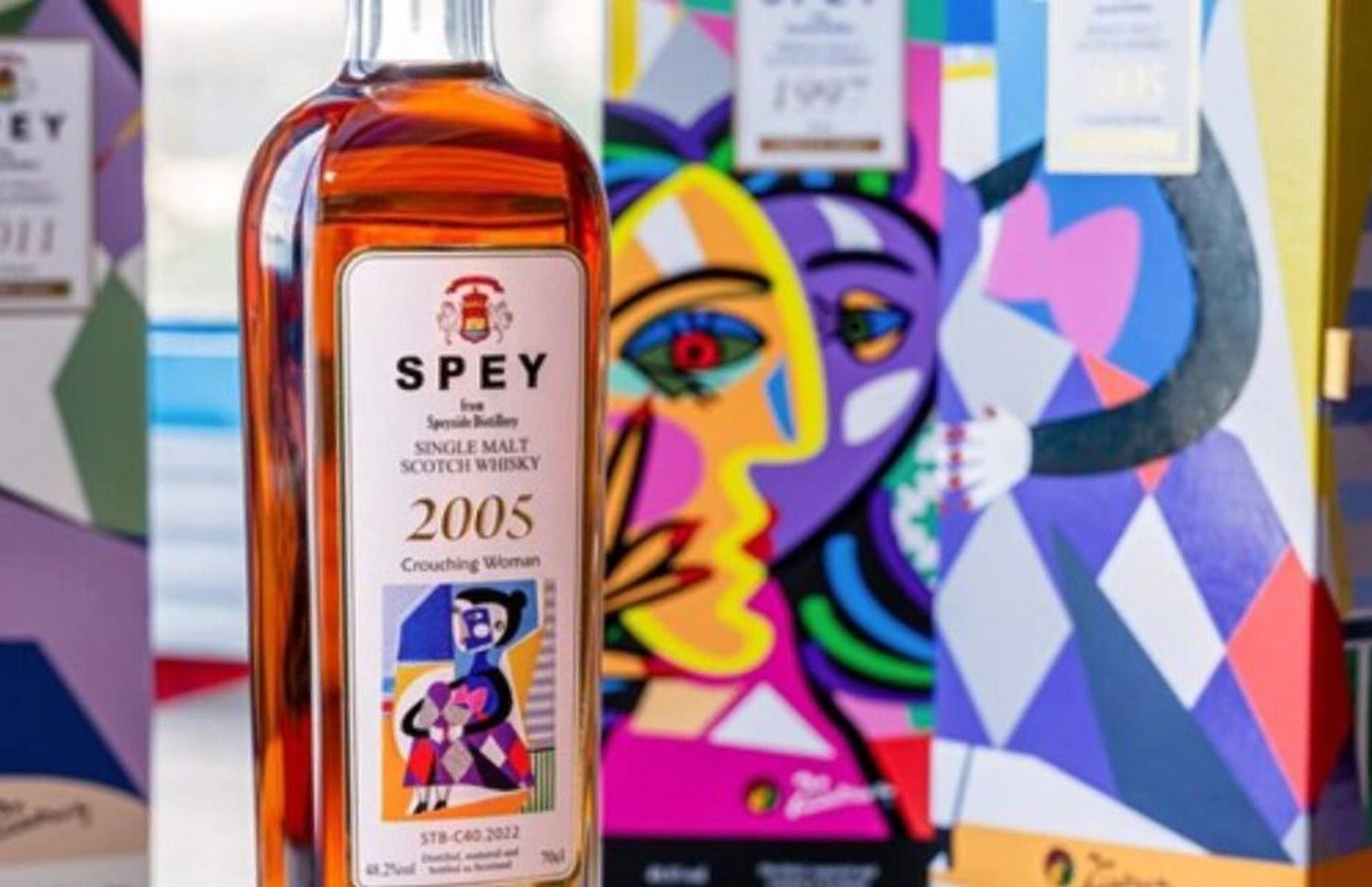 spey × picasso联名系列限定威士忌 英国顶级威士忌品牌spey在2022年