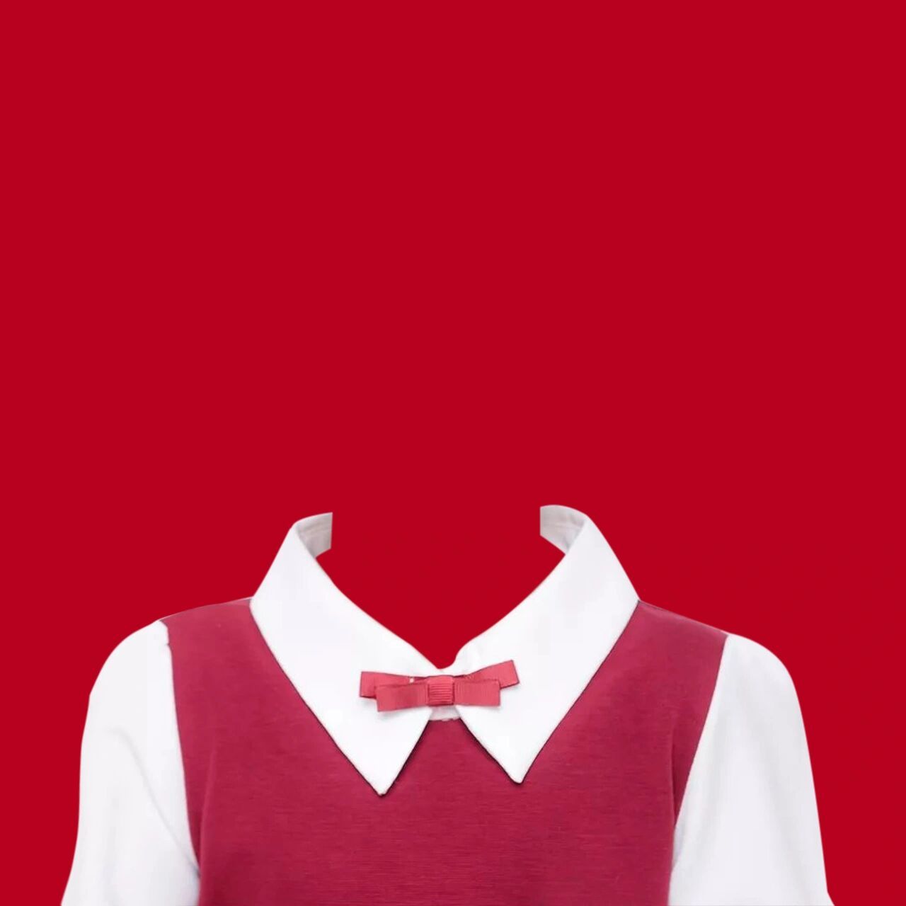 证件照素材,原图自取,女生幼儿园小学生1 自己随便换衣服,女孩儿证件