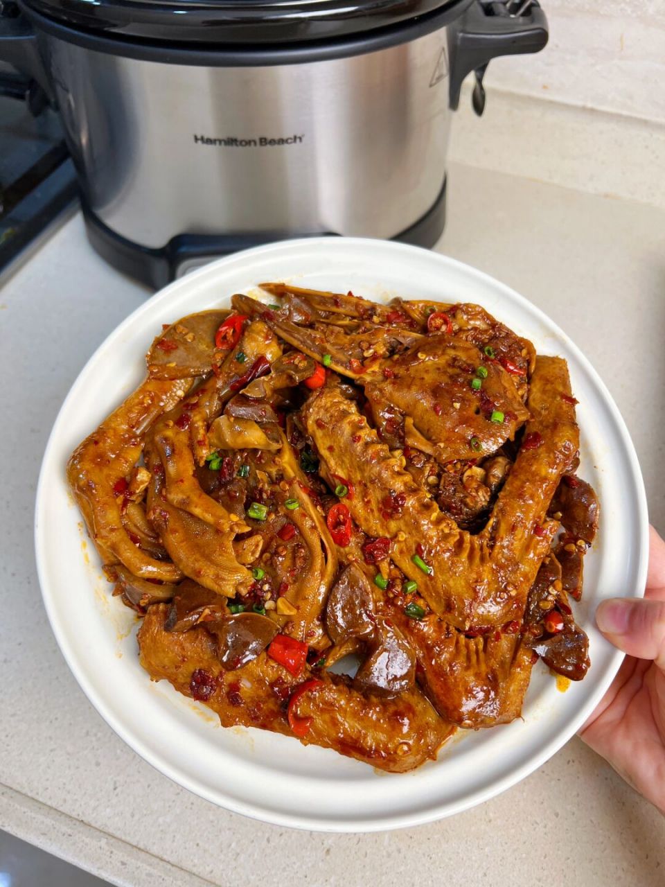 熟悉我的姐妹们应该知道鸭三件算是我的拿手菜了,今天加了点鸭肾一起