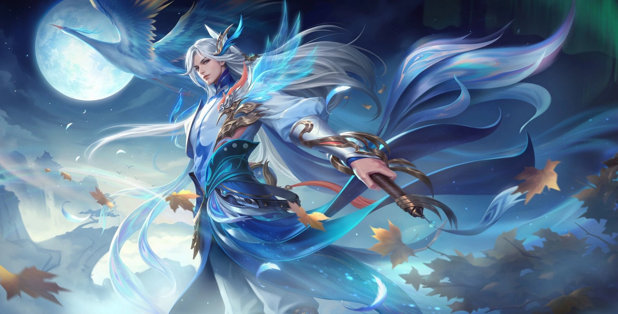 王者荣耀 李白星传说 玉鸾吟 高清海报 白哥的脸从来没输过