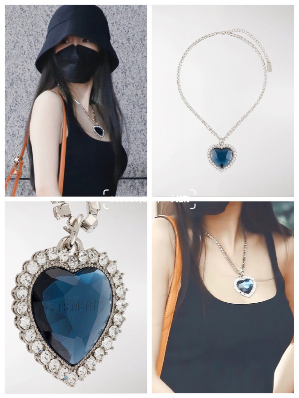 因为项链名就叫titanic necklace泰坦尼克项链,售价约520美元.