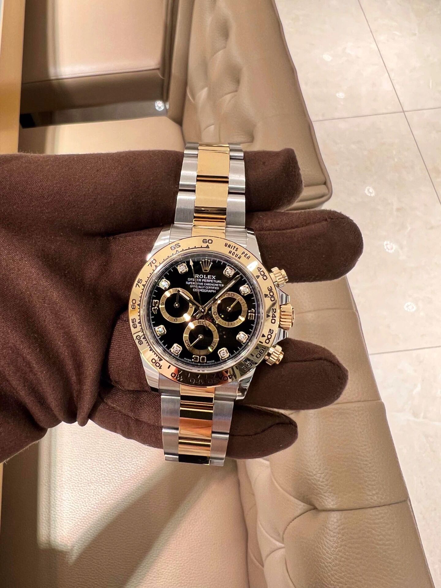 rolex 勞力士迪通拿 116503-0011 黑面鑽石