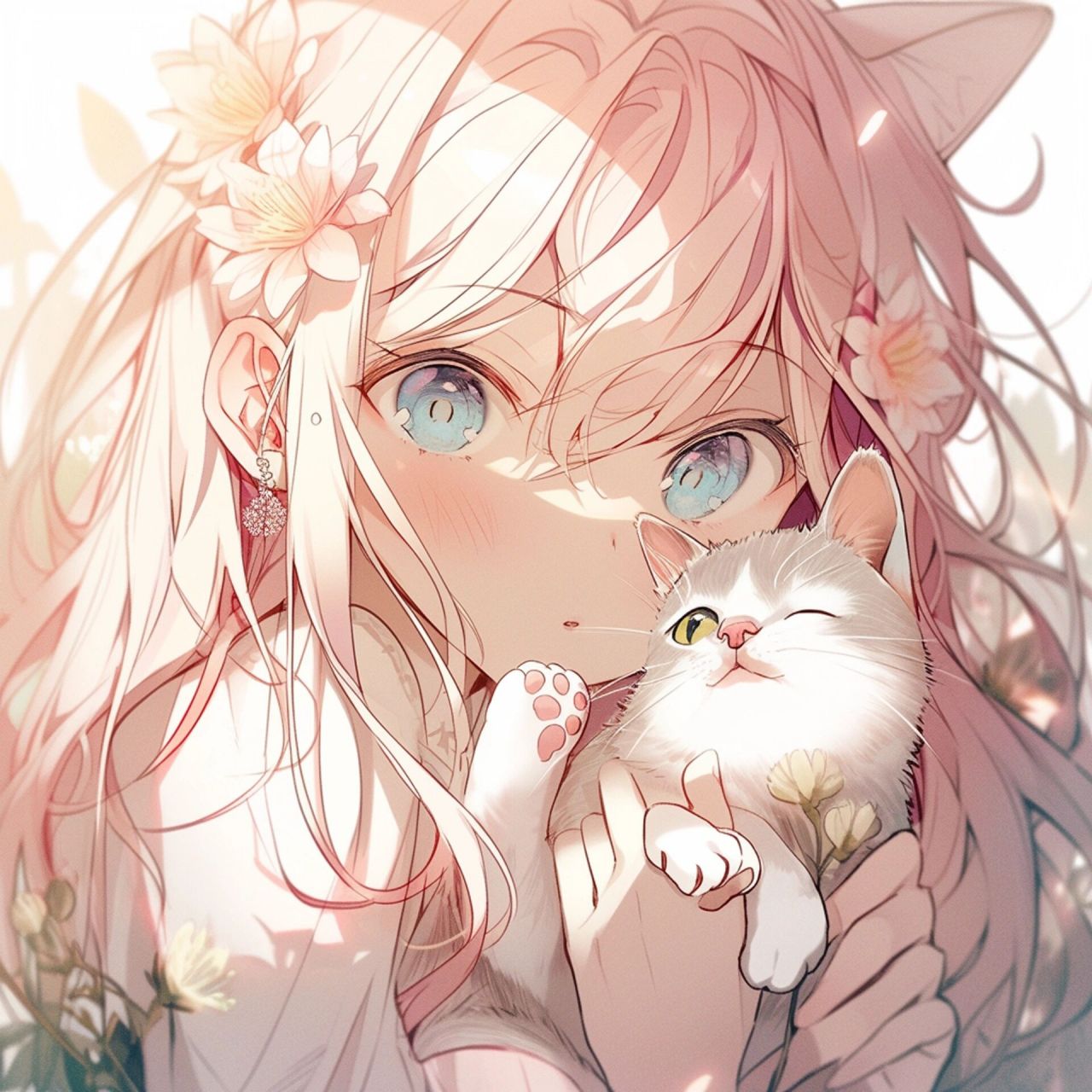 猫与少女丨女生头像·闺蜜头像