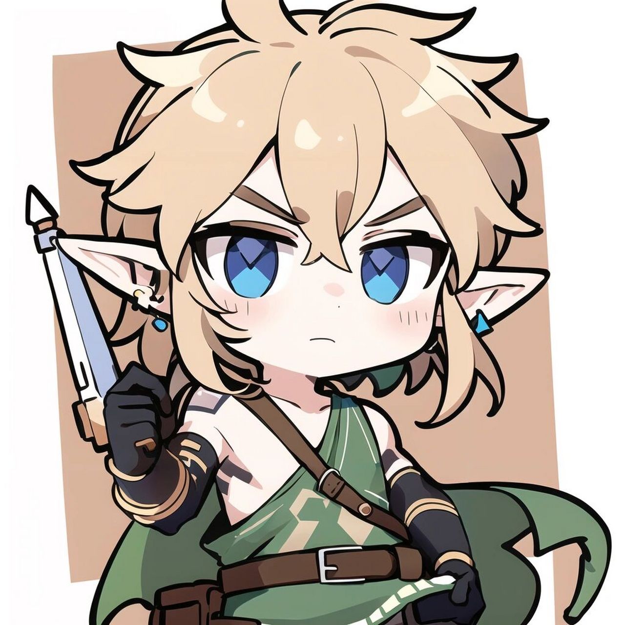 王国之泪q版塞尔达&林克|情头