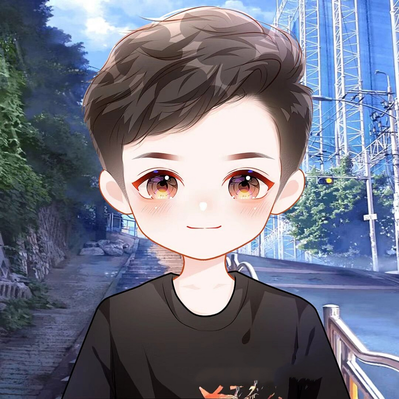 今日份手绘头像|帅气呆萌可爱男头