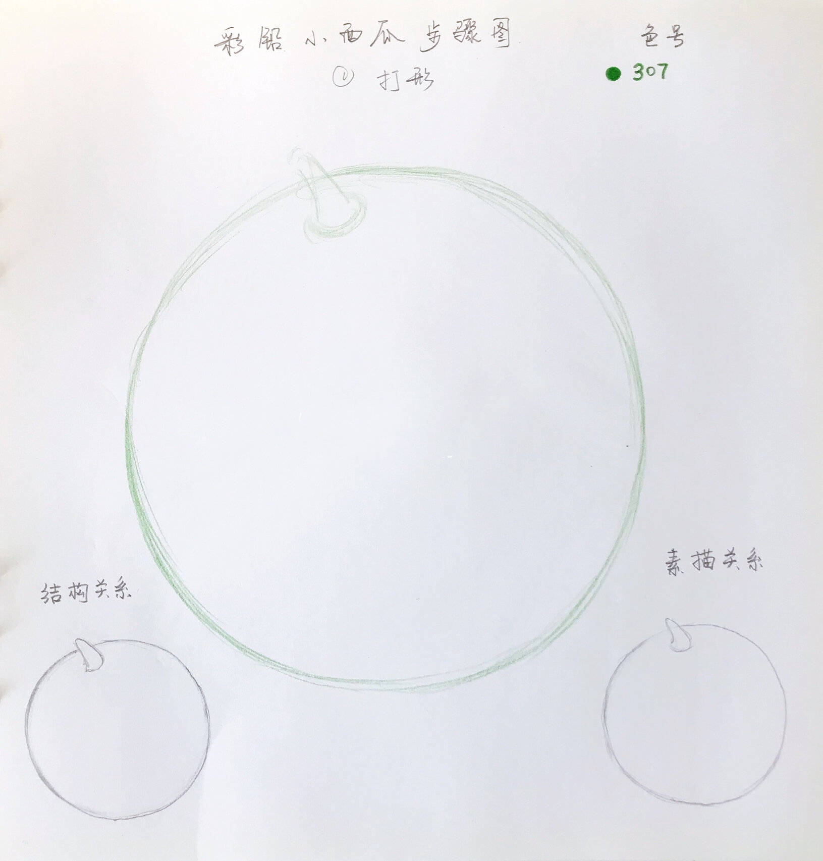 彩铅画 西瓜步骤教学 深度解析