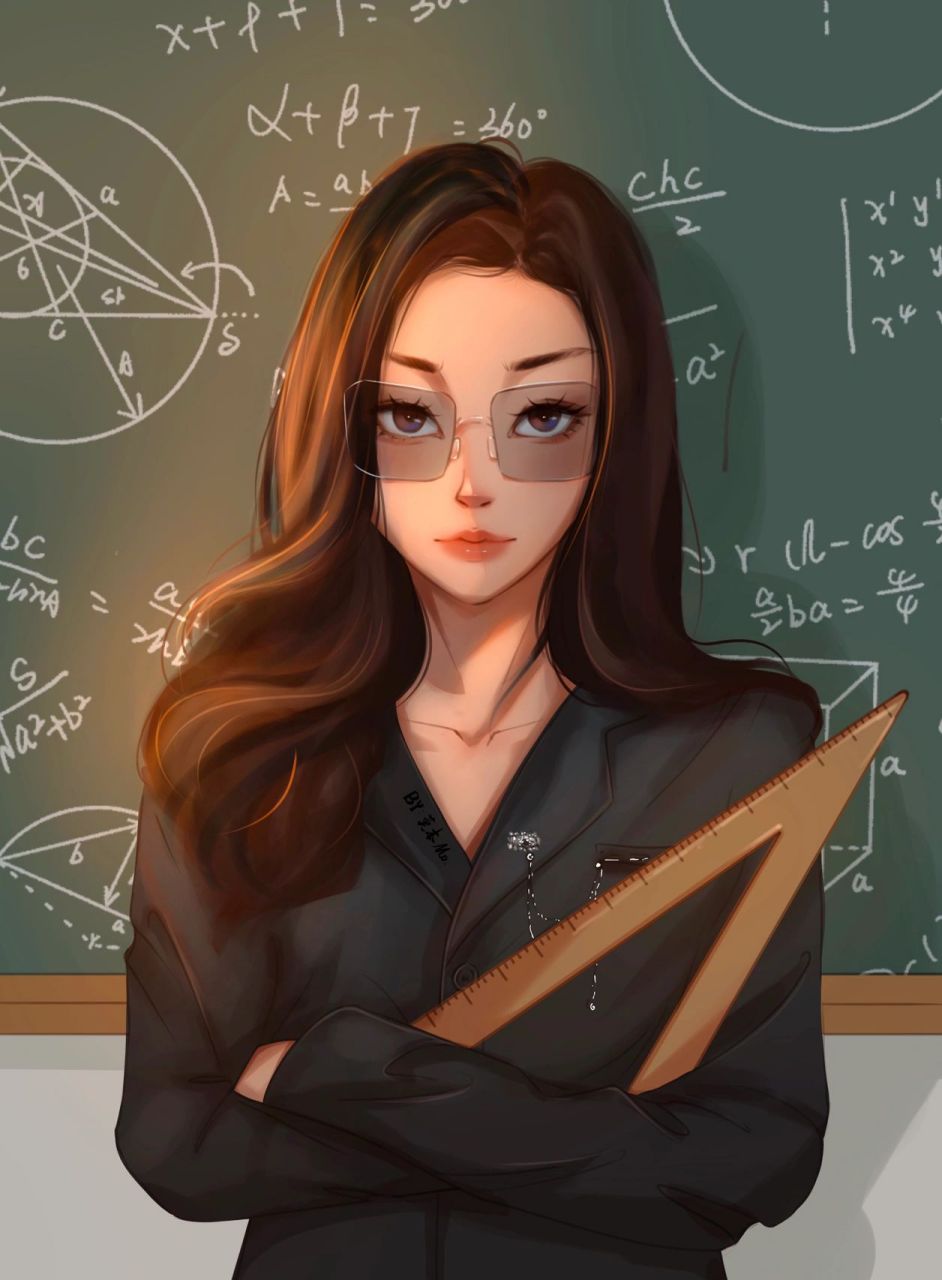 职业头像96数学老师兼班主任 在我的回忆里数学老师最凶,班主任最