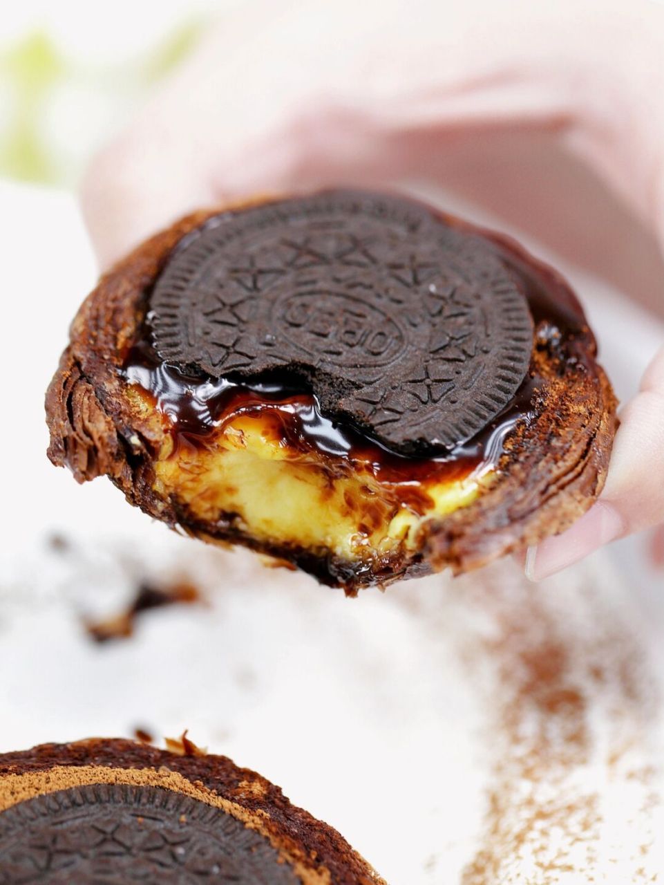 人人都在歌颂奈雪的奥利奥蛋挞 虽然没吃过,但我可以做莫90 不得不