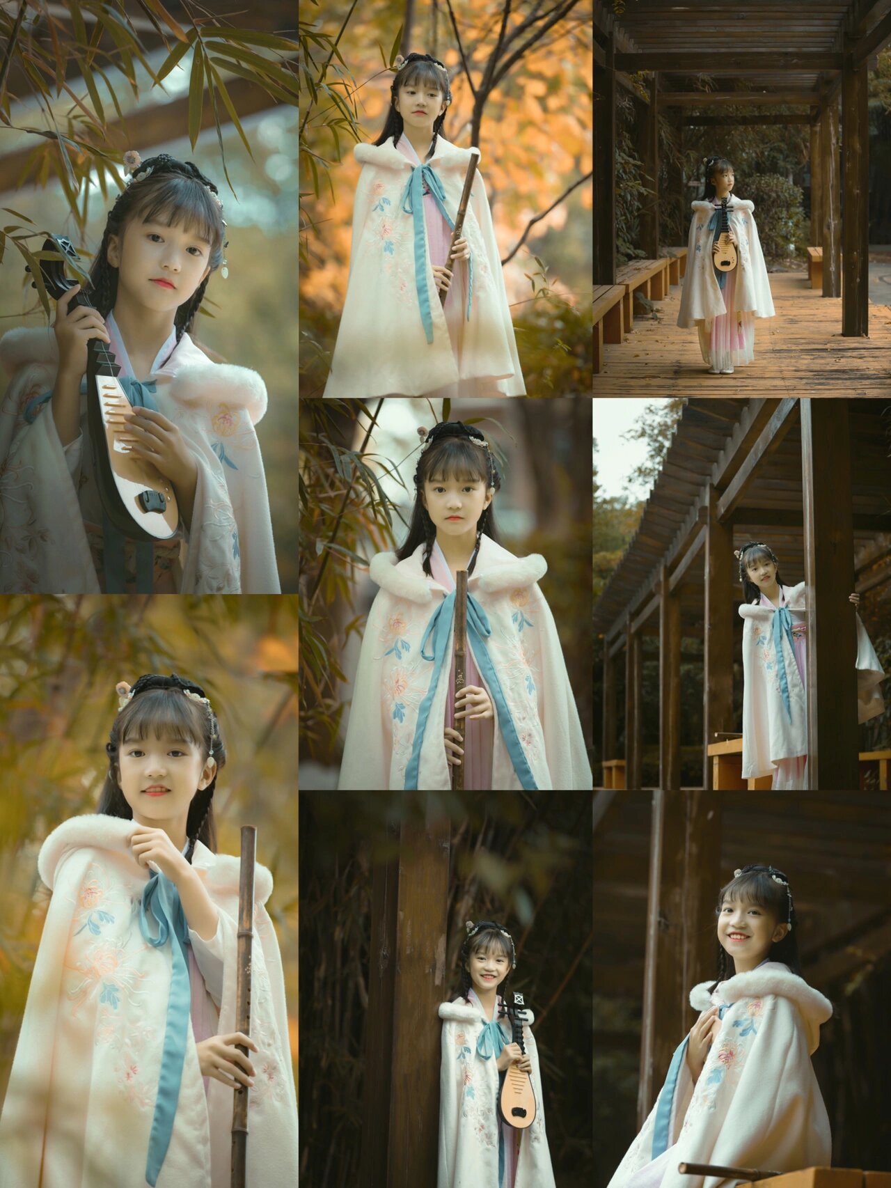 武汉儿童摄影 | 十岁女孩古装汉服外景写真