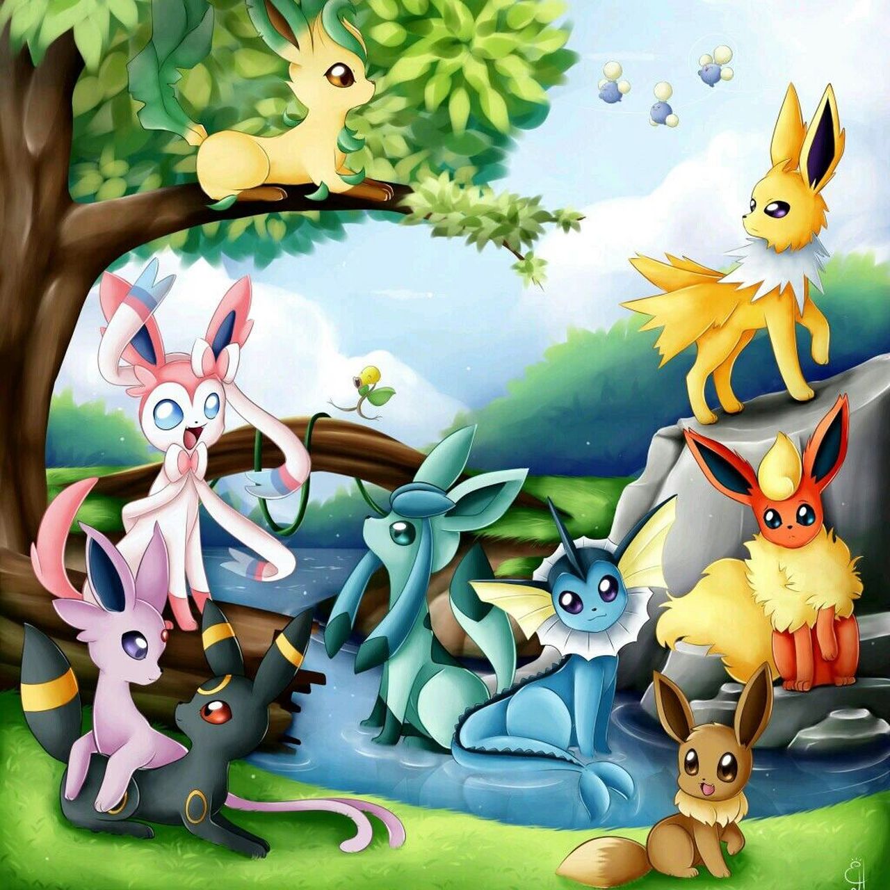 伊布|伊布家族 伊布家族壁纸