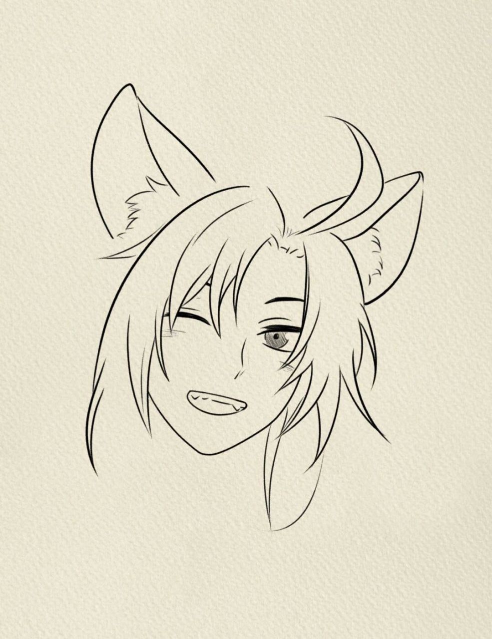 魏无羡简笔画 可爱的猫耳羡羡#绘画摸鱼# #寻找小红书绘画大神# #画画