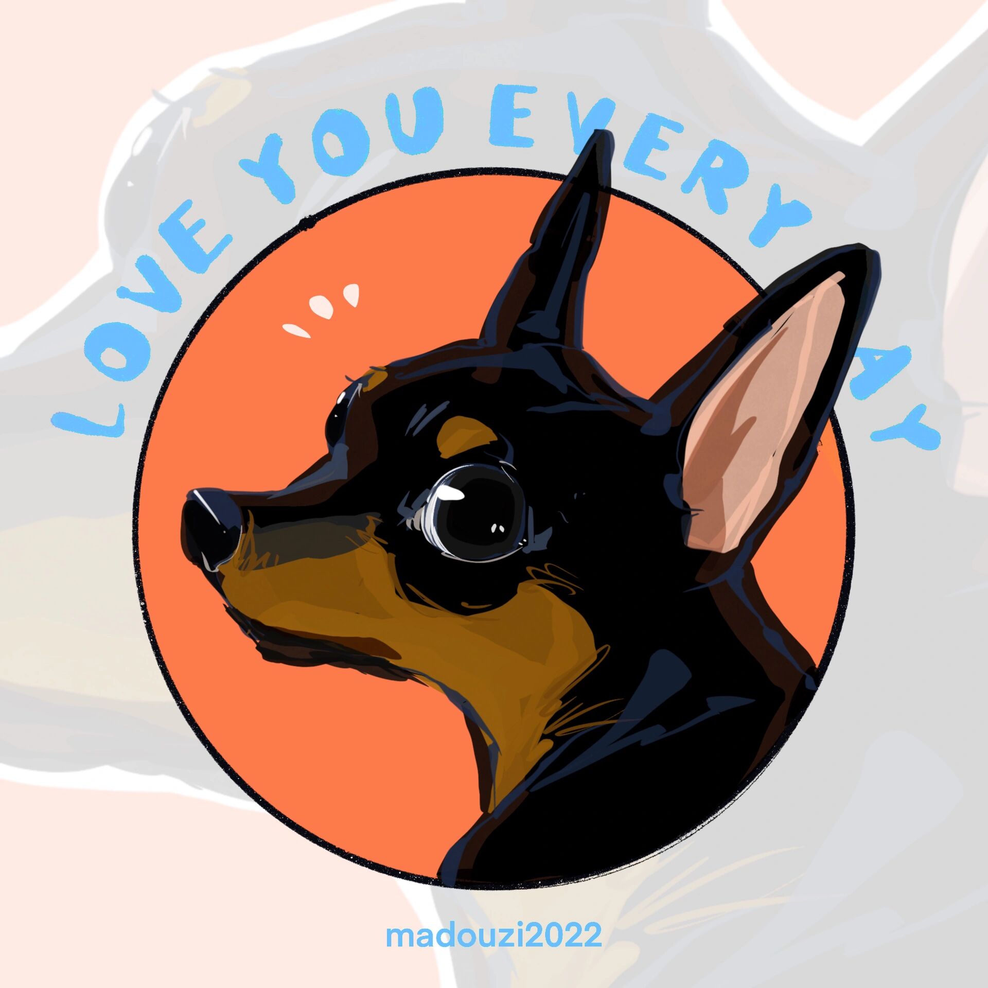 procreate | 小鹿犬