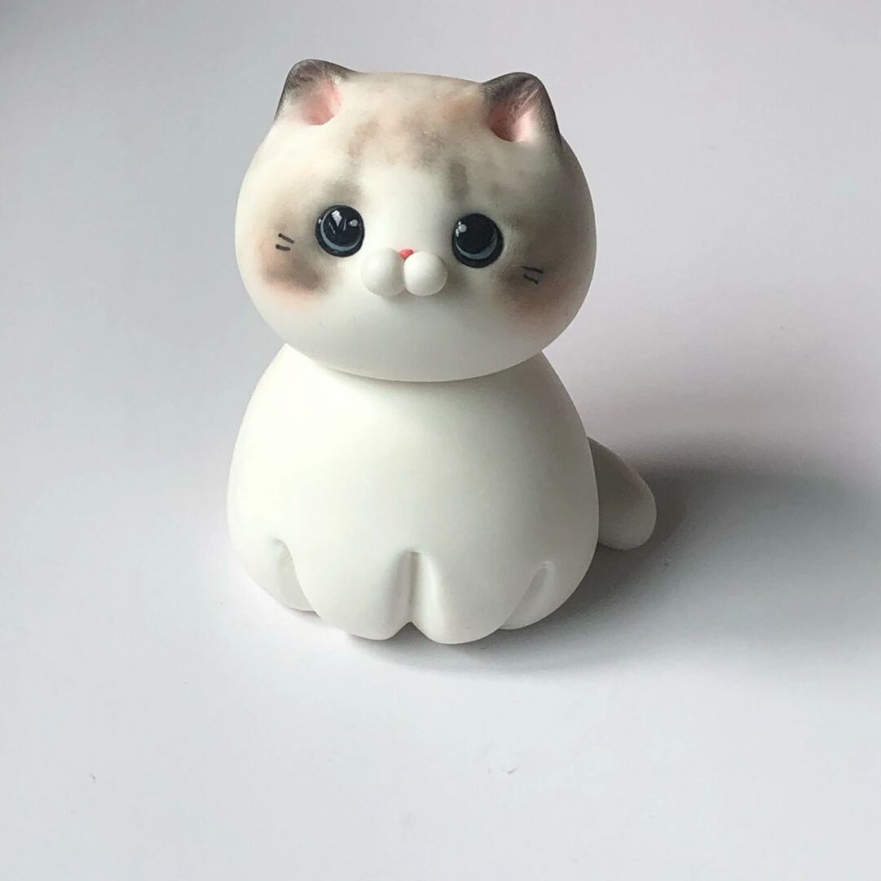 粘土制作可爱猫咪简单图片