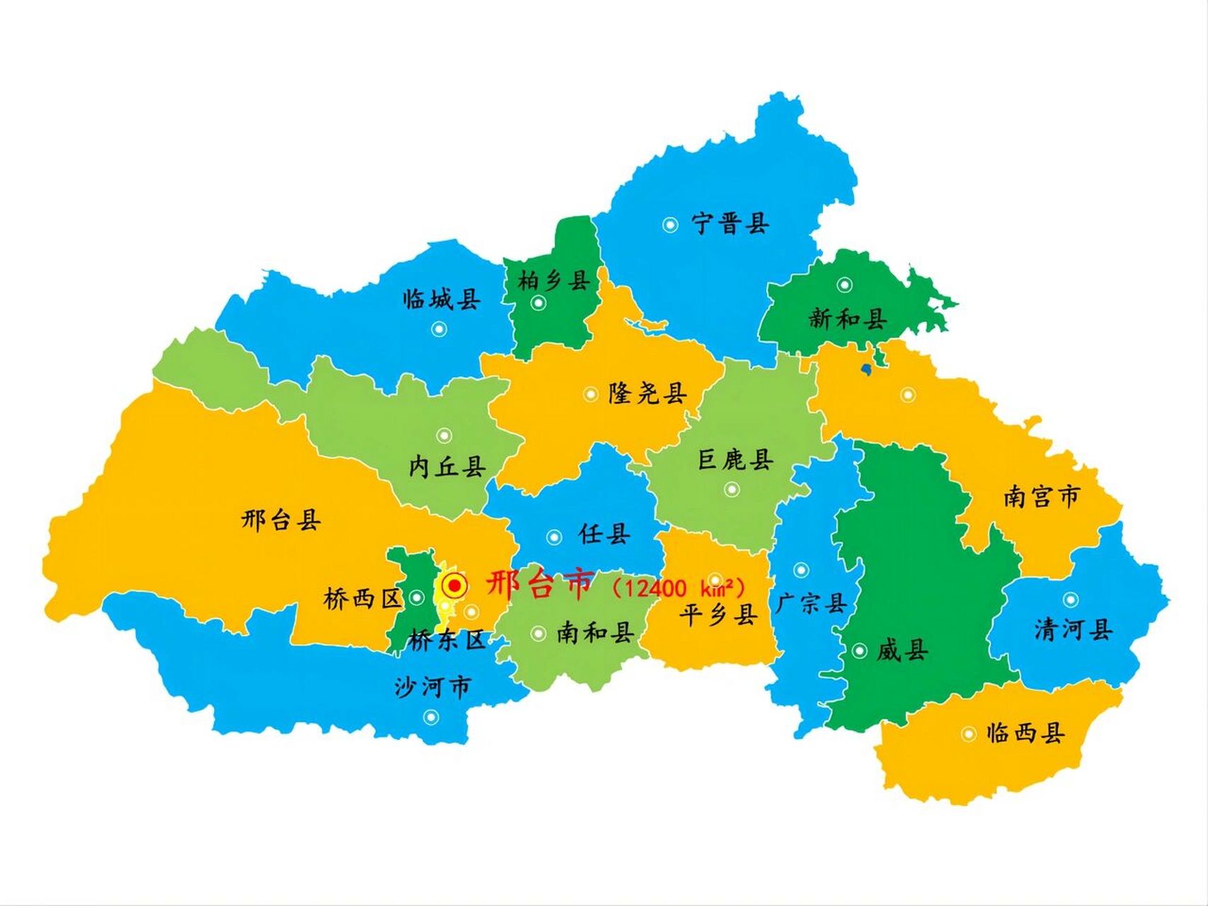 邢台市襄都区明细地图图片