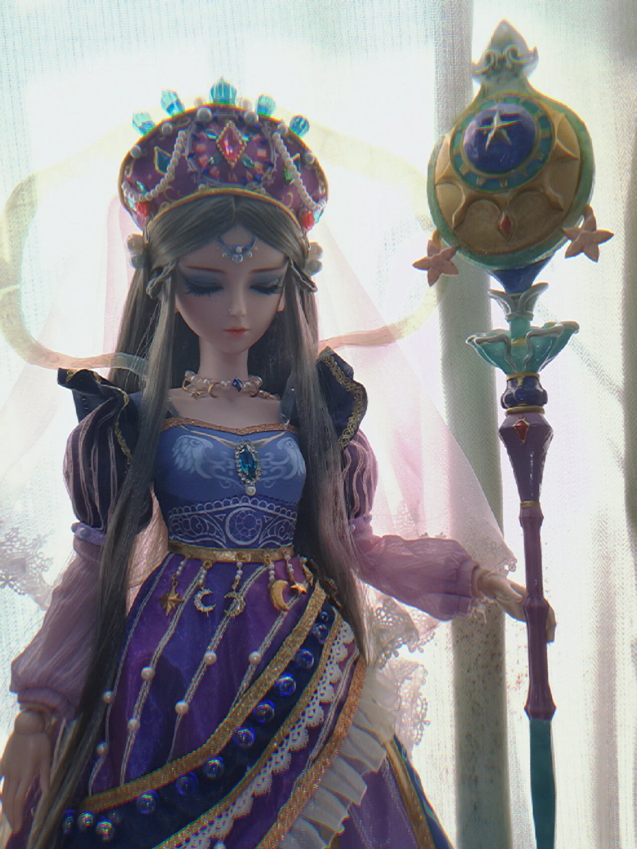 时间公主—自制法杖 时希—法杖 自制 #时希# #时间公主时希# #精灵梦