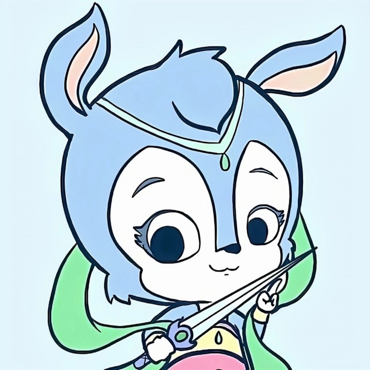 虹猫蓝兔头像 是玉蟾宫宫主啊 因为喜欢蓝兔已经喜欢蓝色15年了 时间