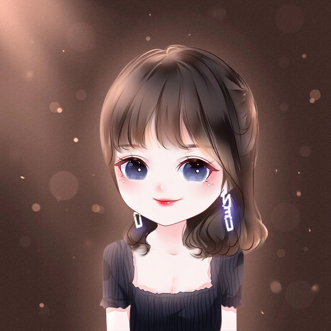 可爱女生漫画头像 💕送给自己的好运手绘头像,换个头像,让自己的运